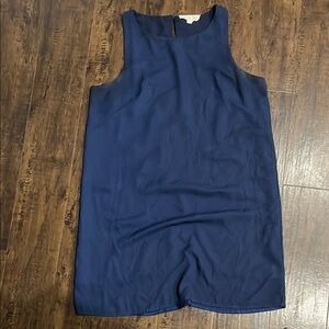 Elegant Navy Sleeveless Dress